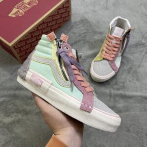 Vans Sk8Hi Reissue multicolores y deconstruidas.