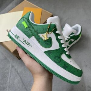 Louis Vuitton x Air Force 1 Low de Nike  Green