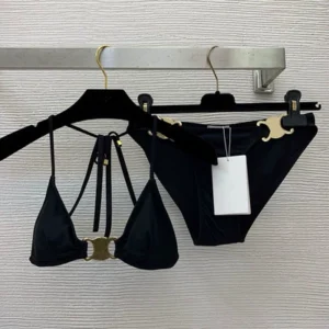 traje de baño bikini de dos piezas con cintas en varios colores