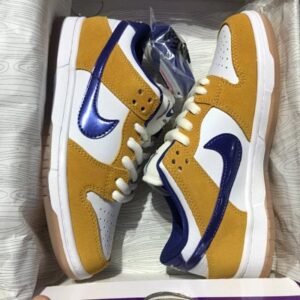 NK Dunk SB "Green Glow" con amortiguación interna, Lakers
