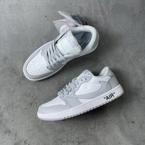 Aj1 blanco gris colaboración talla 46