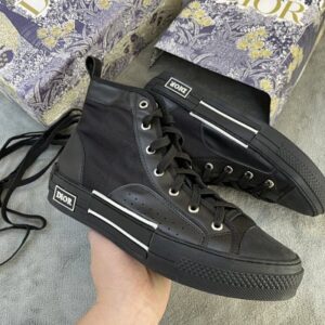 Dior zapatillas altas negras