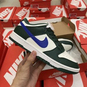Nike Dunk Low blanco verde azul