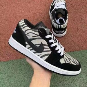 Nike Aj1 Zapatillas Bajo Zebra