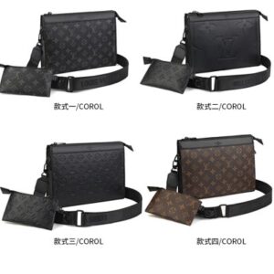 Conjunto de dos piezas de bolso de hombro para hombres