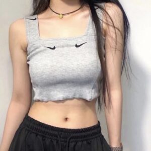 Camiseta sin mangas de algodón Nike