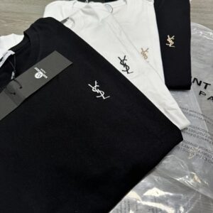 Yves Saint Laurent camiseta de manga corta con bordado