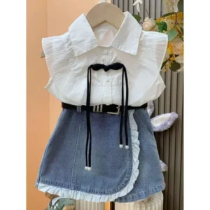 Conjunto falda vaquera